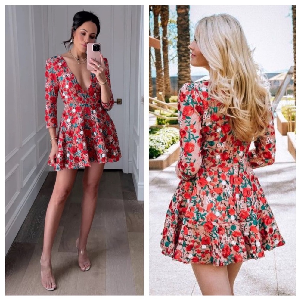 Revolve Lovers and Friends Vira Dress in Dark Nude - Picture 2 of 13